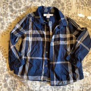 Burberry boys shirt 2y